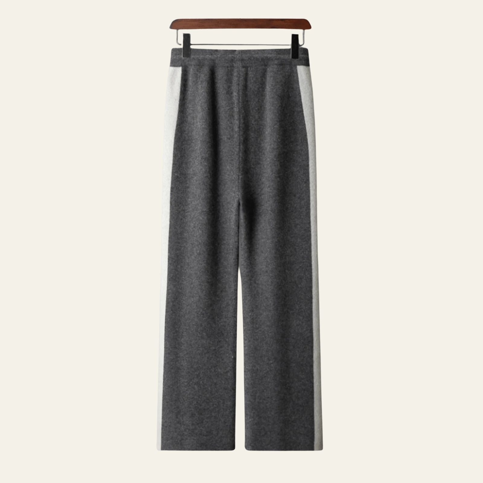 The Riviera Merino Wool Striped Straight-Leg Pant
