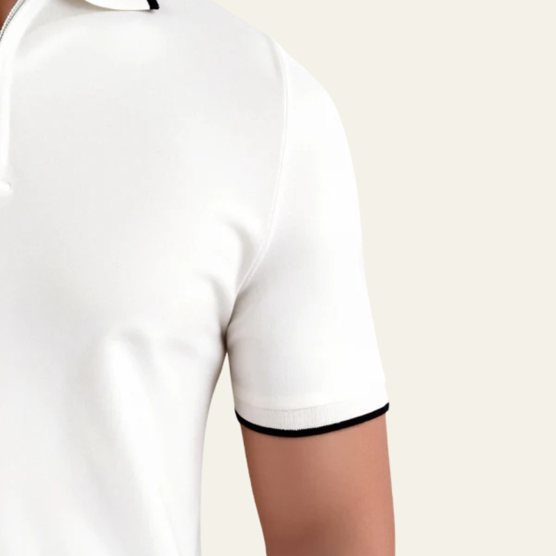 The Portofino Quarter-Zip Polo