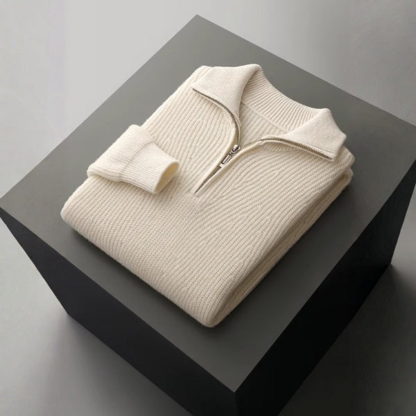 The Verbier Merino Wool Quarter Zip