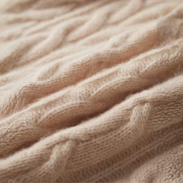 The Turin Merino Wool Cable Sweater