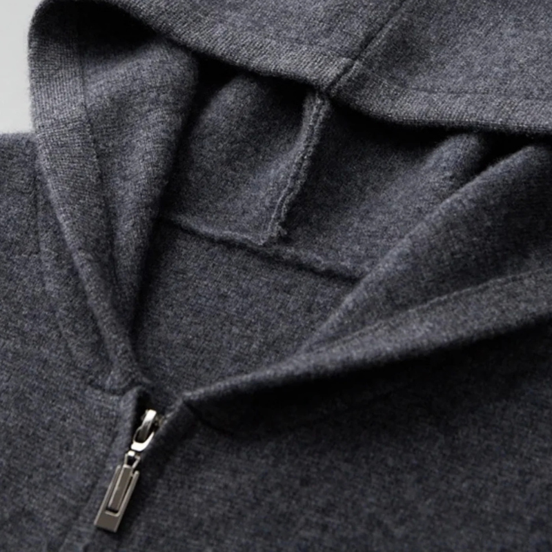 The Marais Cashmere Zip Hoodie