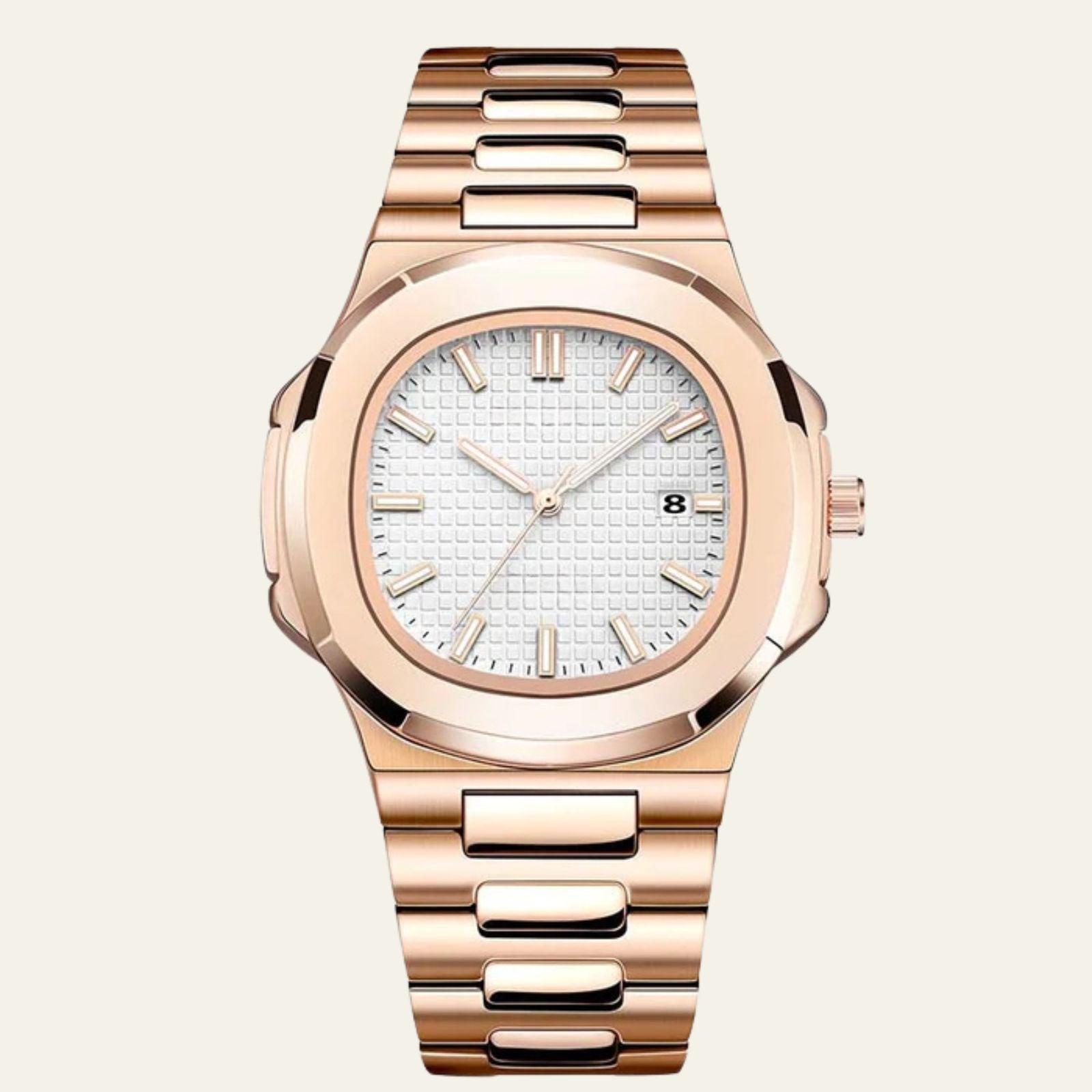 The Riviera Quartz Steel Watch