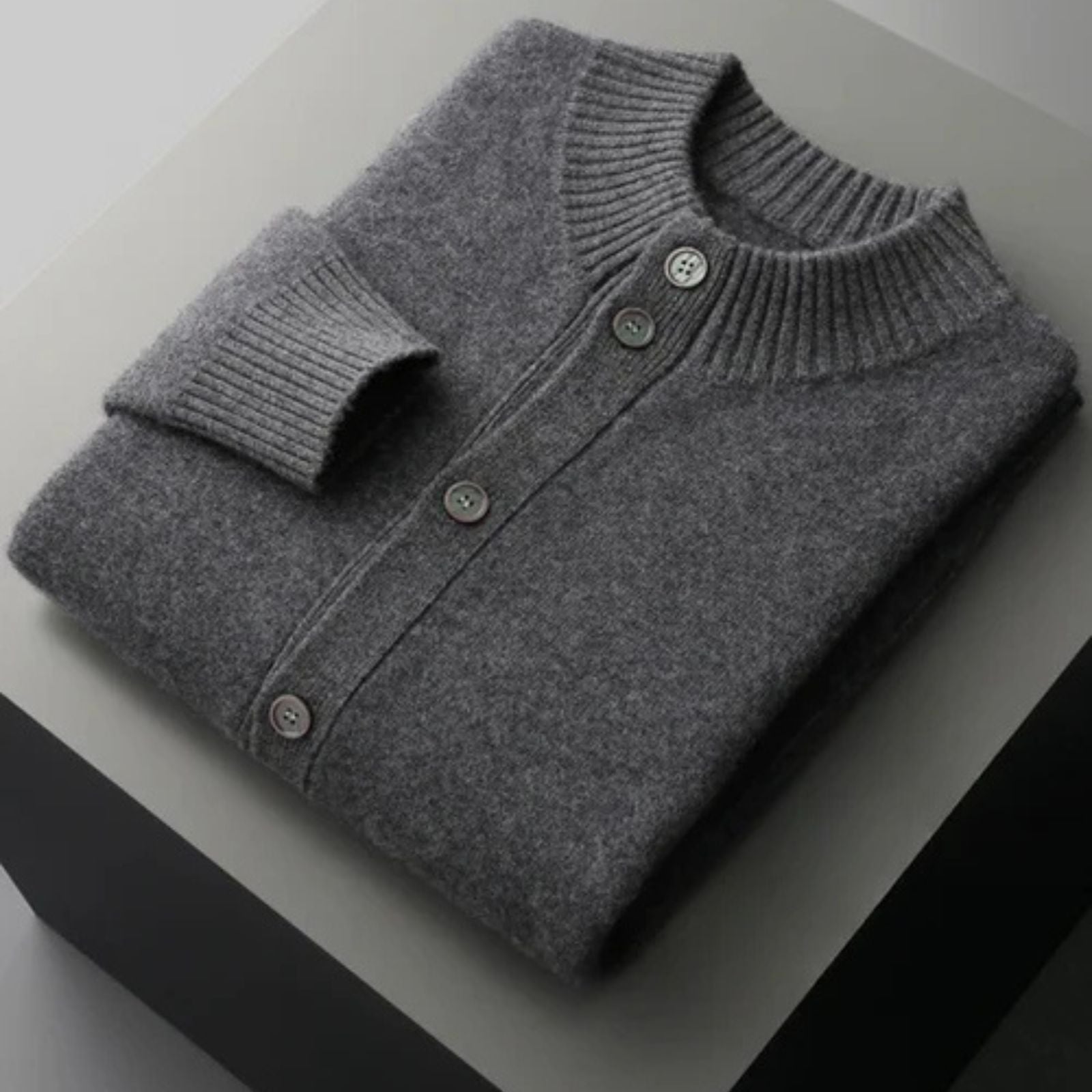 The Vienna Cashmere Button Cardigan