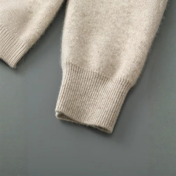 The Geneva Cashmere Zip Knit