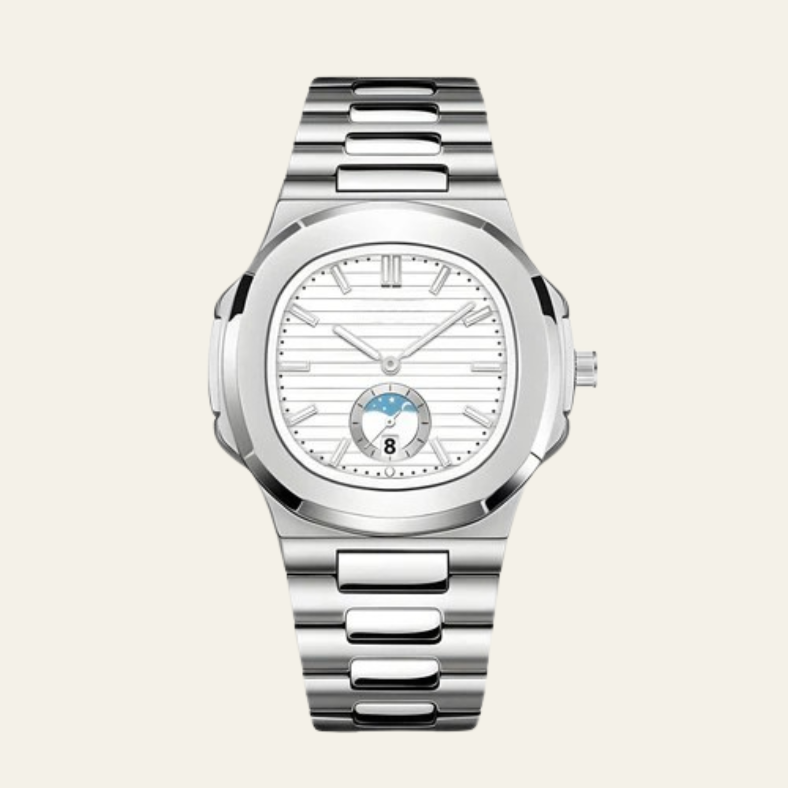 The Marseille Stainless Steel Nautical Watch