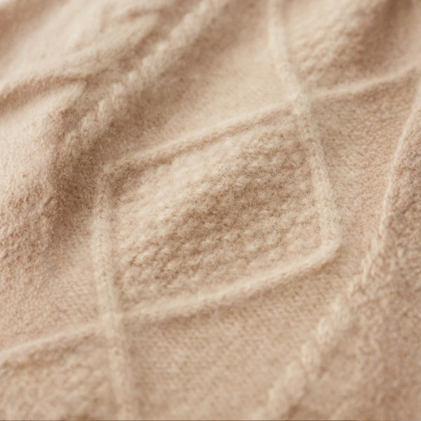 The Amalfi Merino Wool Cable Crew