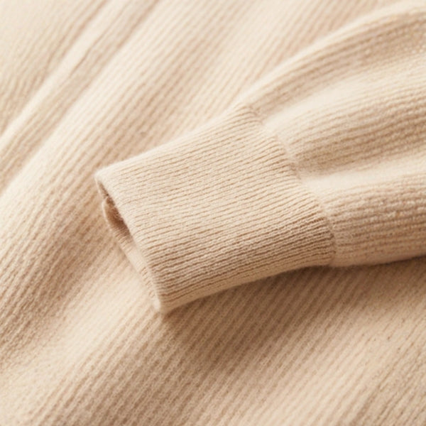 The Stockholm Wool Track Zip Knit