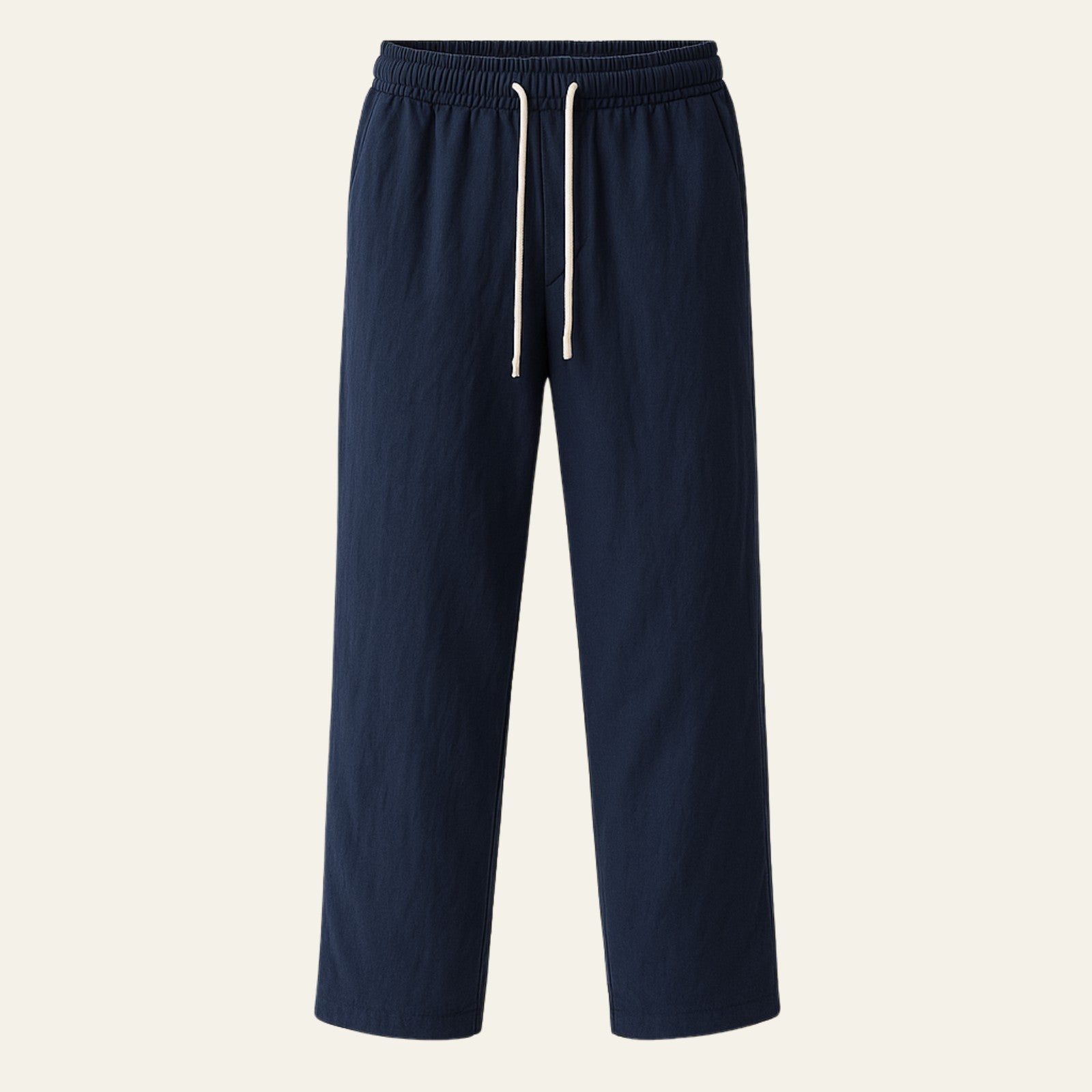 The Santorini Linen–Cotton Pantalon