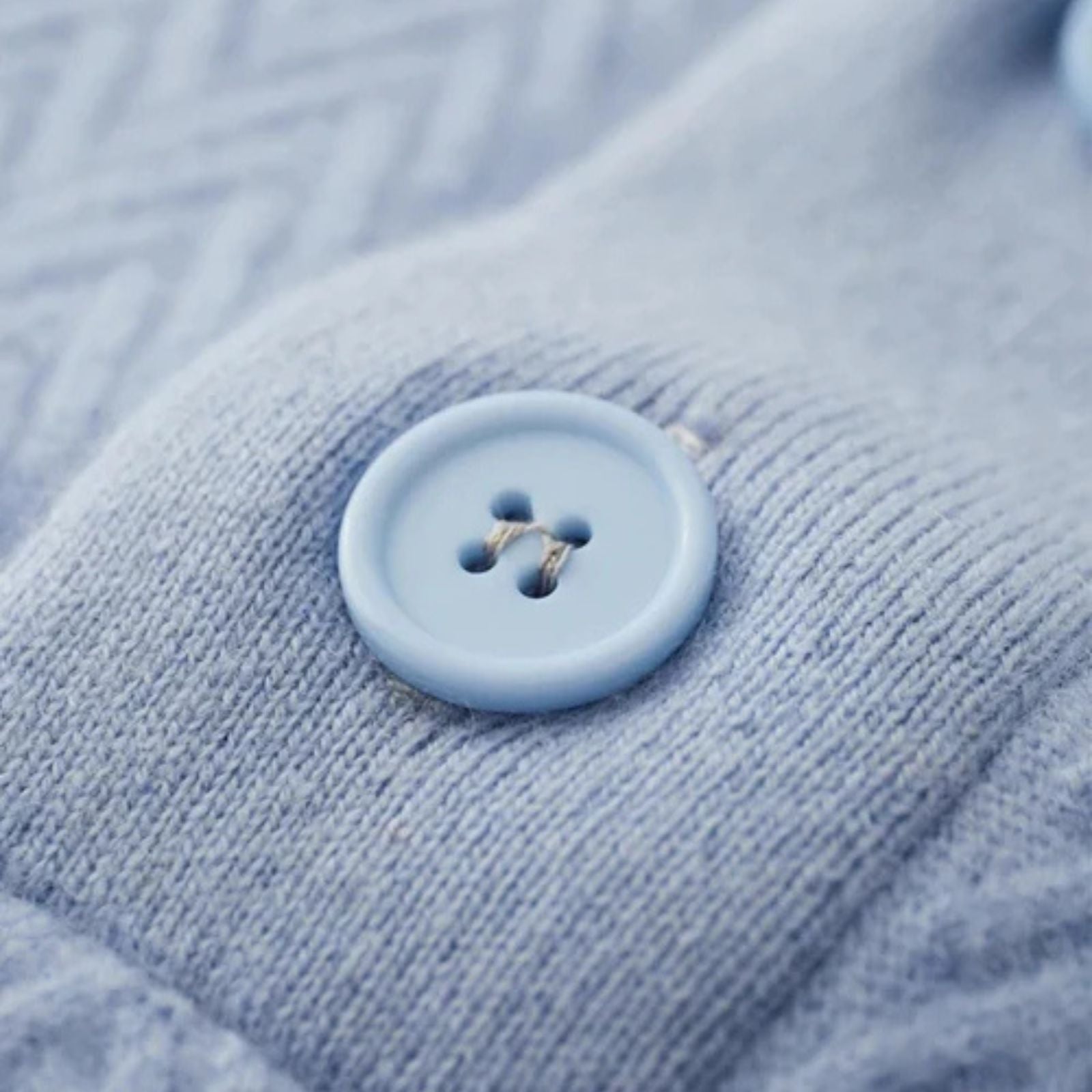 The Vienna Cashmere Zigzag Button Sweater