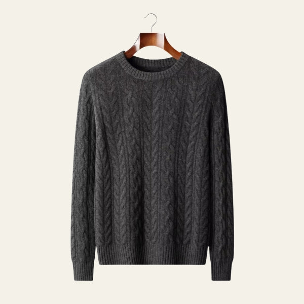 The Turin Merino Wool Cable Sweater