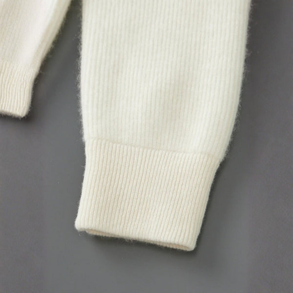 The Cortina Merino Wool Zip Knit
