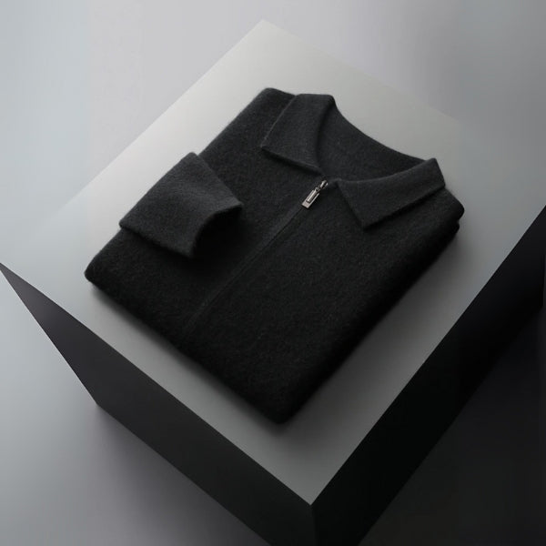 The Davos Cashmere Zip Jacket