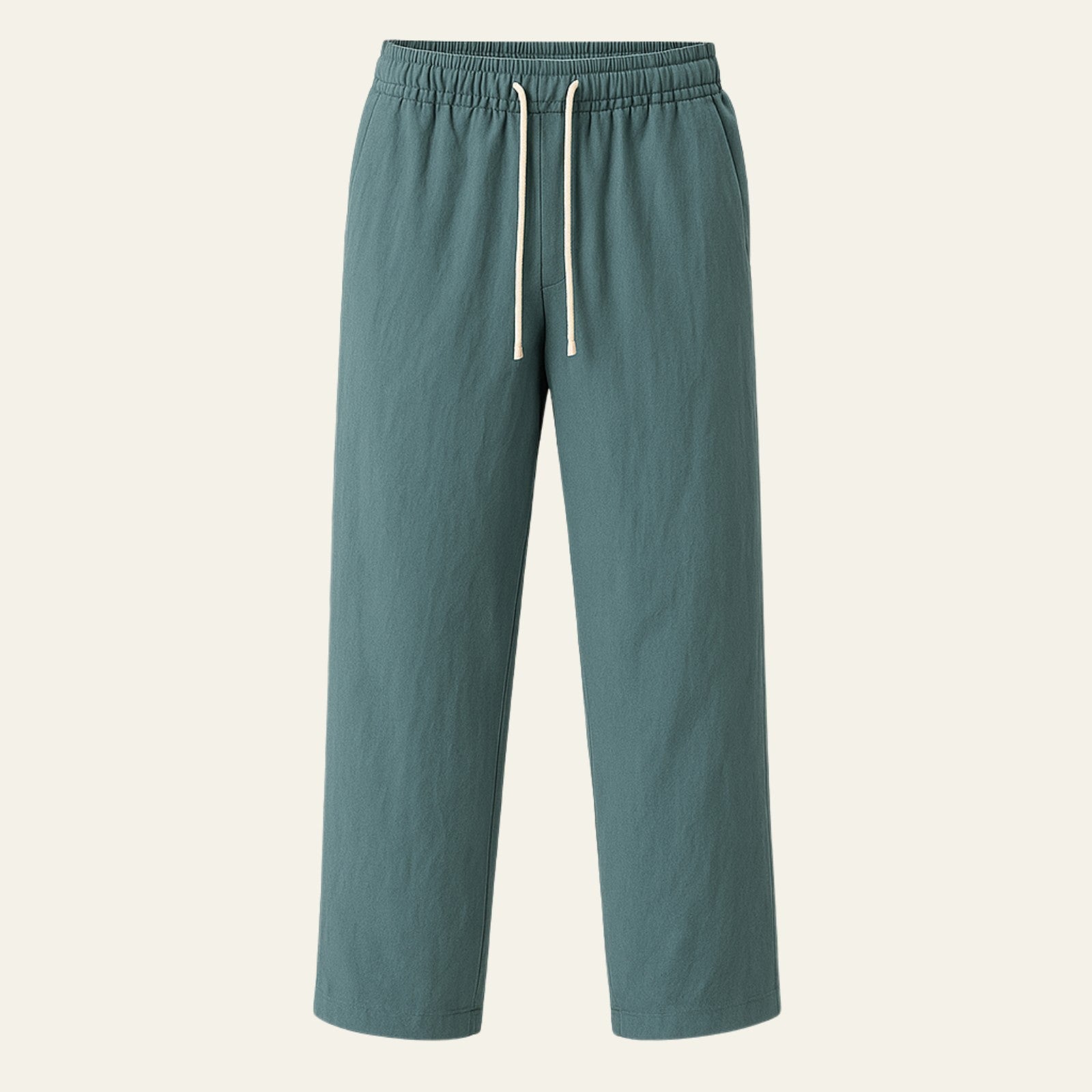 The Santorini Linen–Cotton Pantalon