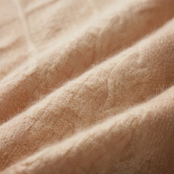The Amalfi Merino Wool Cable Crew