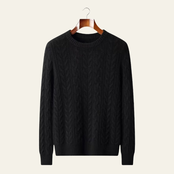 The Turin Merino Wool Cable Sweater