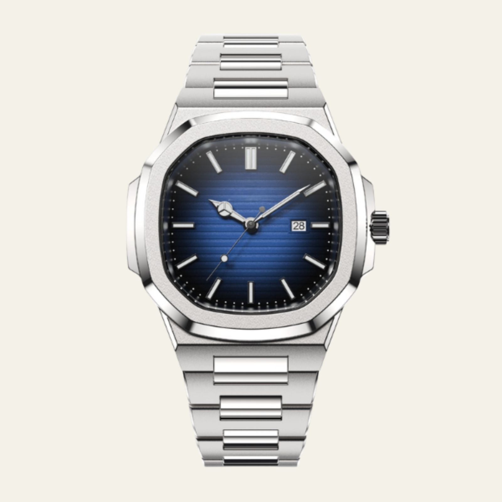 The Geneva Stainless Steel Automatic Watch