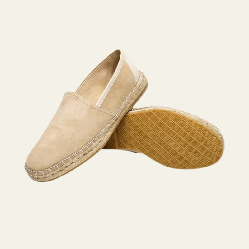The Sorrento Sand Suede Espadrille