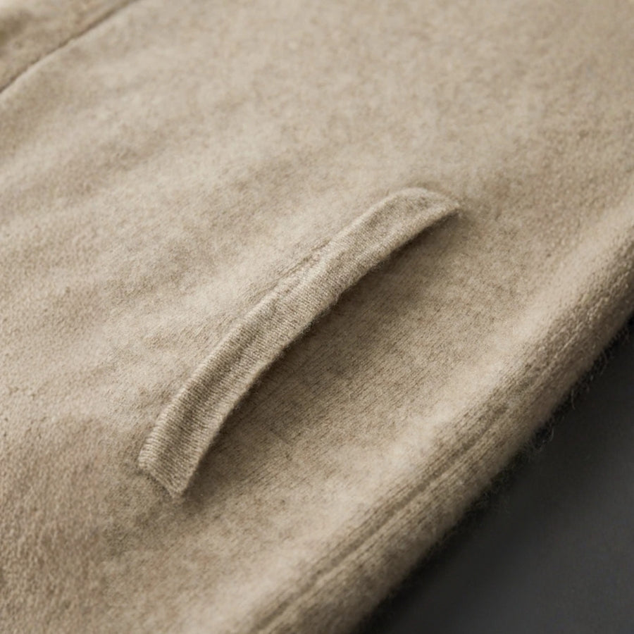The Montreux Cashmere Zip Jacket