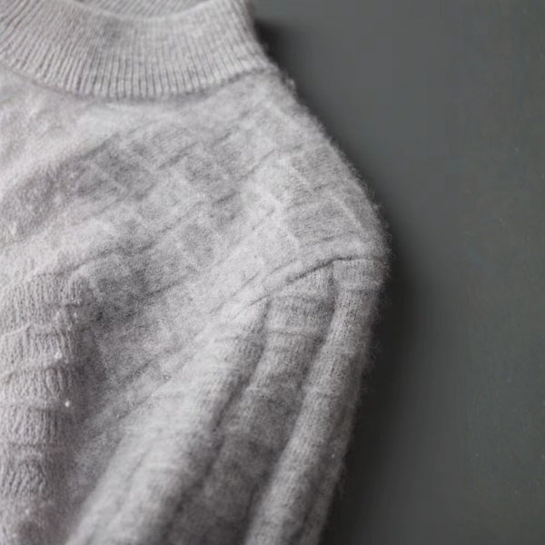 The Bergen Merino Wool Mock Neck Sweater