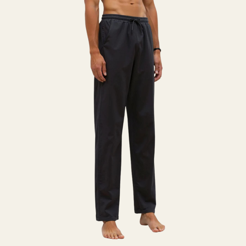 The Capri Cotton–Linen Drawstring Trouser