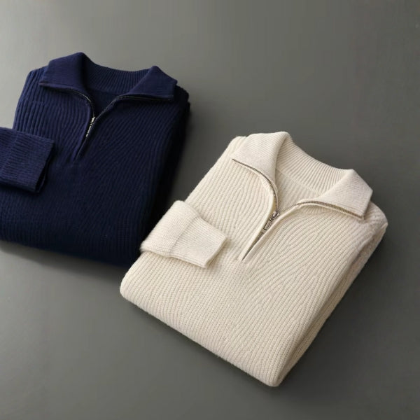 The Verbier Merino Wool Quarter Zip