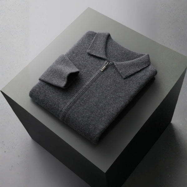 The Davos Cashmere Zip Jacket