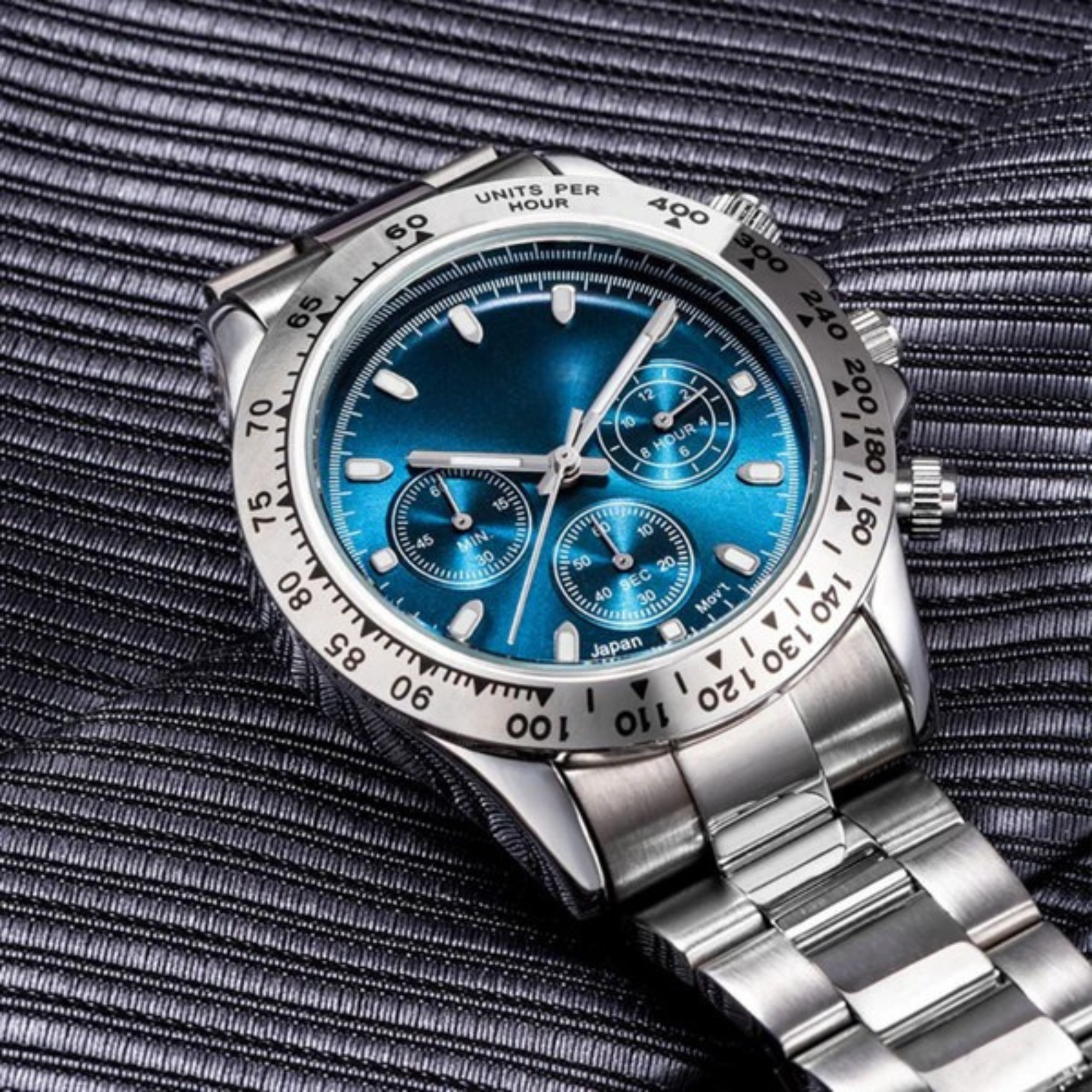 The Geneva Steel Chronograph Watch