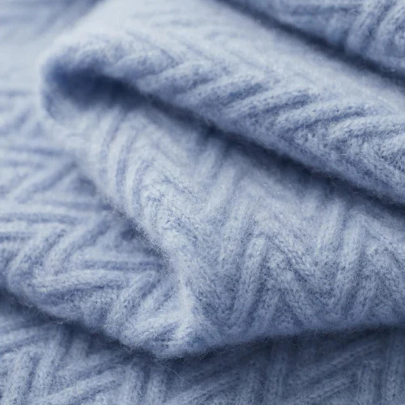 The Vienna Cashmere Zigzag Button Sweater