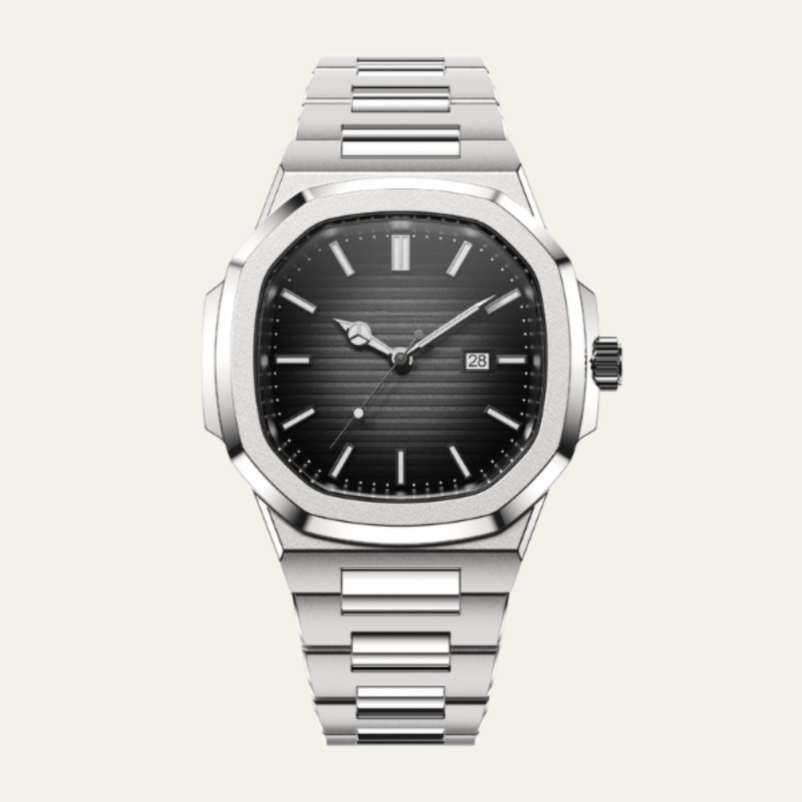 The Geneva Stainless Steel Automatic Watch