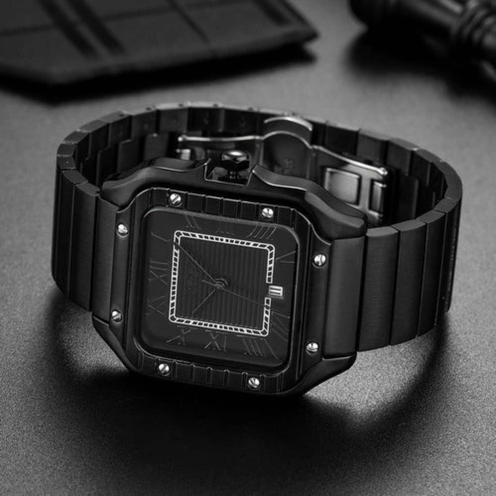 The Valencia Stainless Steel Square Watch