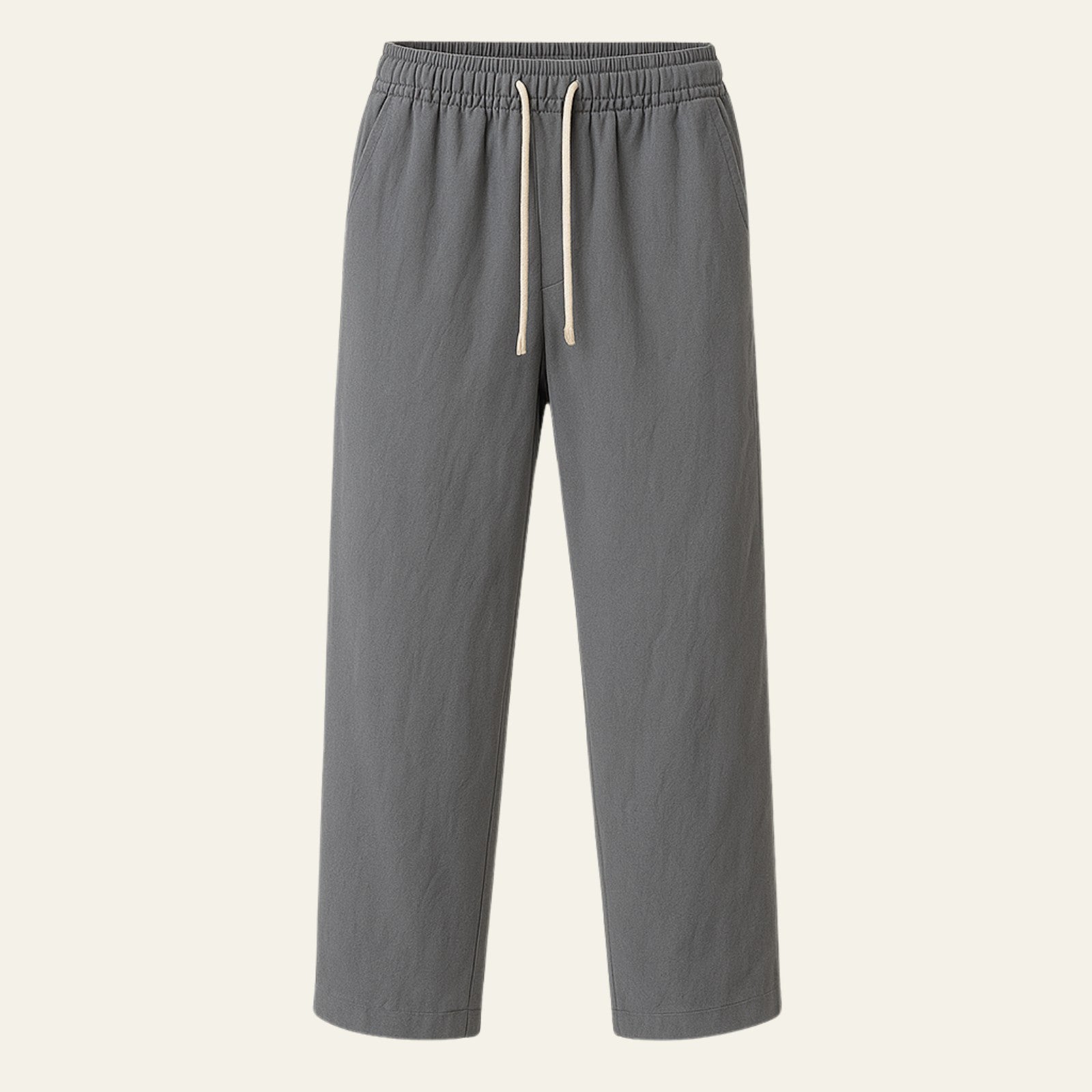 The Santorini Linen–Cotton Pantalon