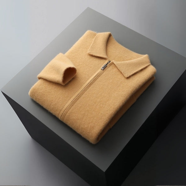 The Davos Cashmere Zip Jacket