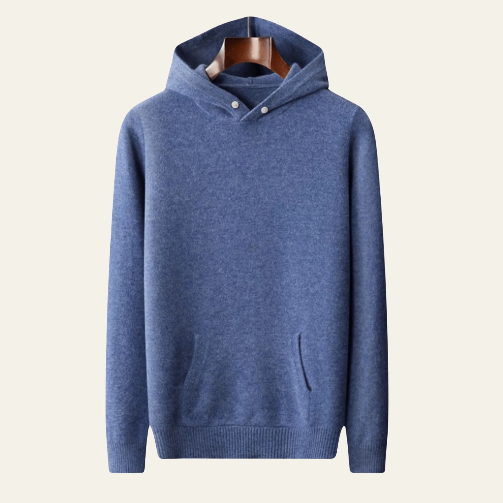 The Davos Merino Wool Pullover Hoodie
