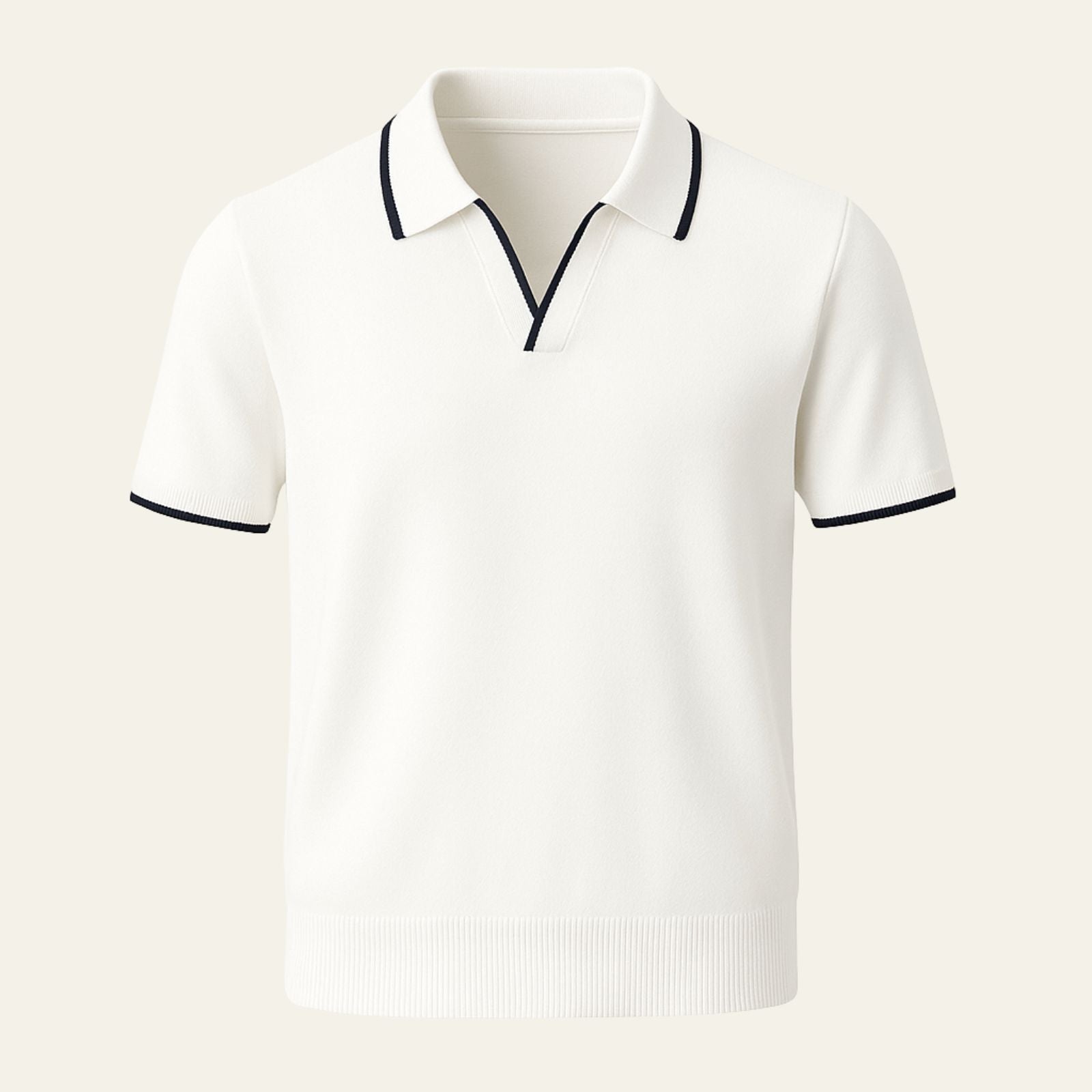 The Riviera Edge Knit Polo
