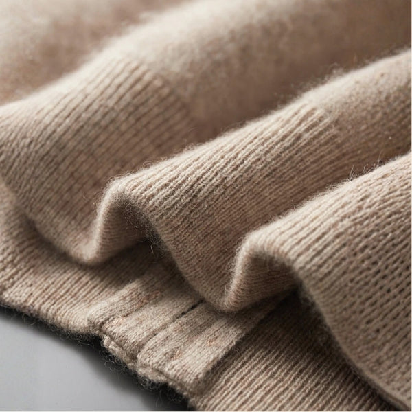 The Geneva Cashmere Zip Knit
