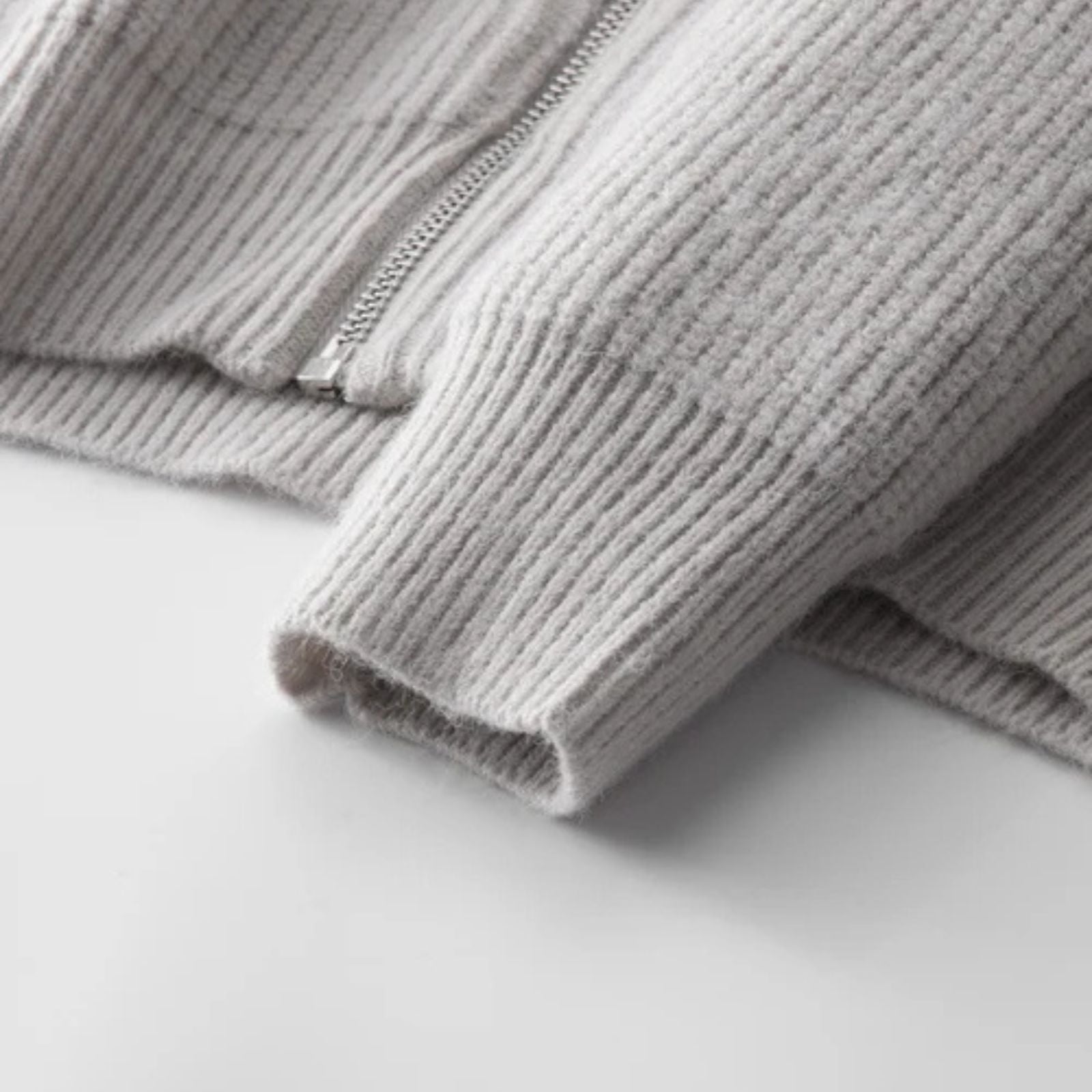 The Sorrento Wool Zipper Vest