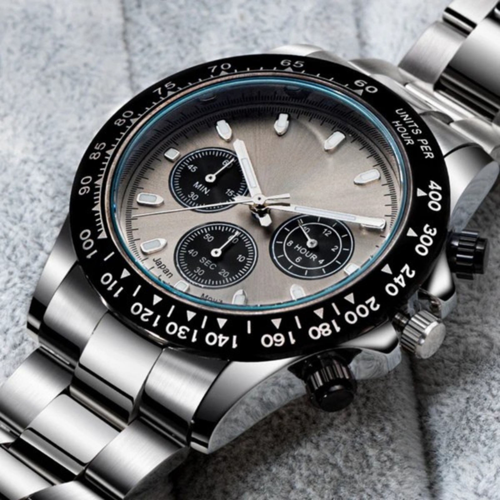 The Geneva Steel Chronograph Watch