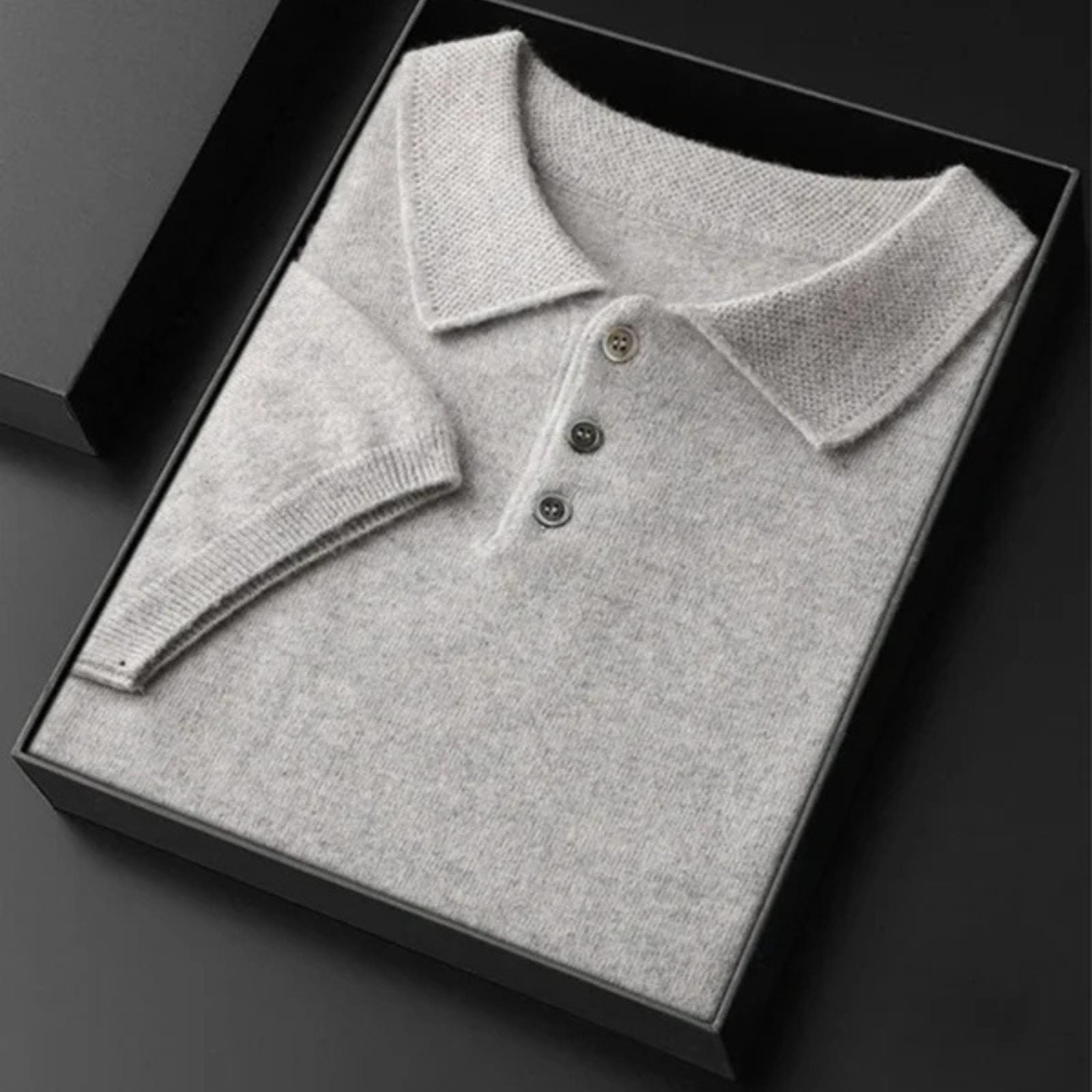 The Geneva Cashmere Short Sleeve Polo