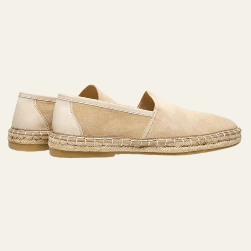 The Sorrento Sand Suede Espadrille