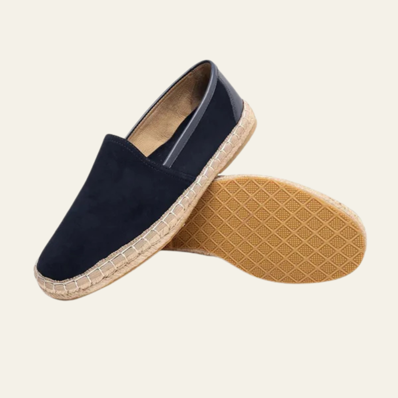 The Portofino Navy Suede Espadrille