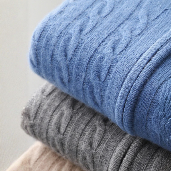 The Sorrento Cable Cashmere Zip Hoodie