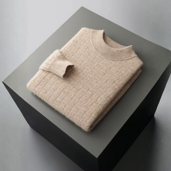 The Bergen Merino Wool Mock Neck Sweater
