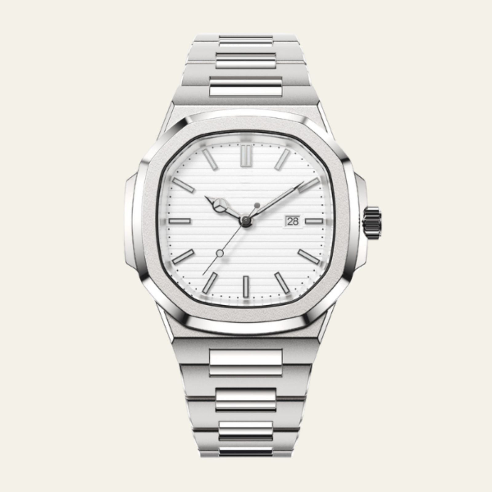 The Geneva Stainless Steel Automatic Watch