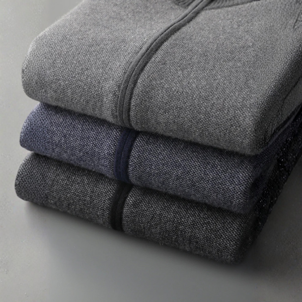The Geneva Cashmere Zip Knit