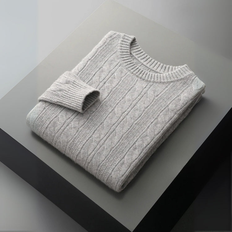 The Vienna Merino Wool Cable Knit