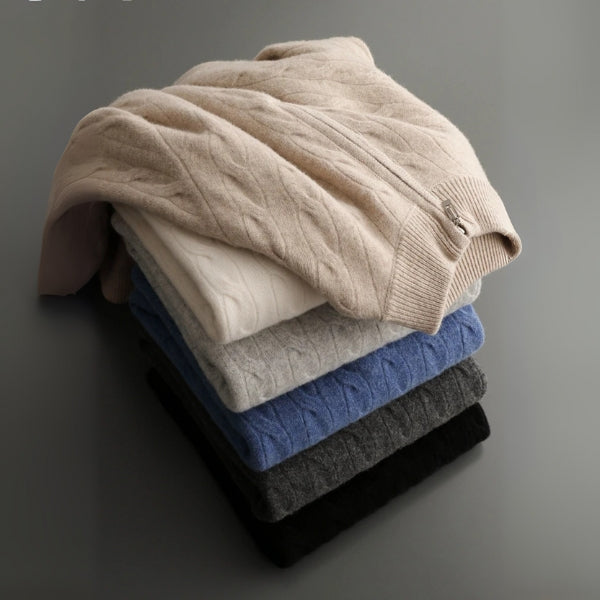 The Geneva Merino Wool Quarter Zip