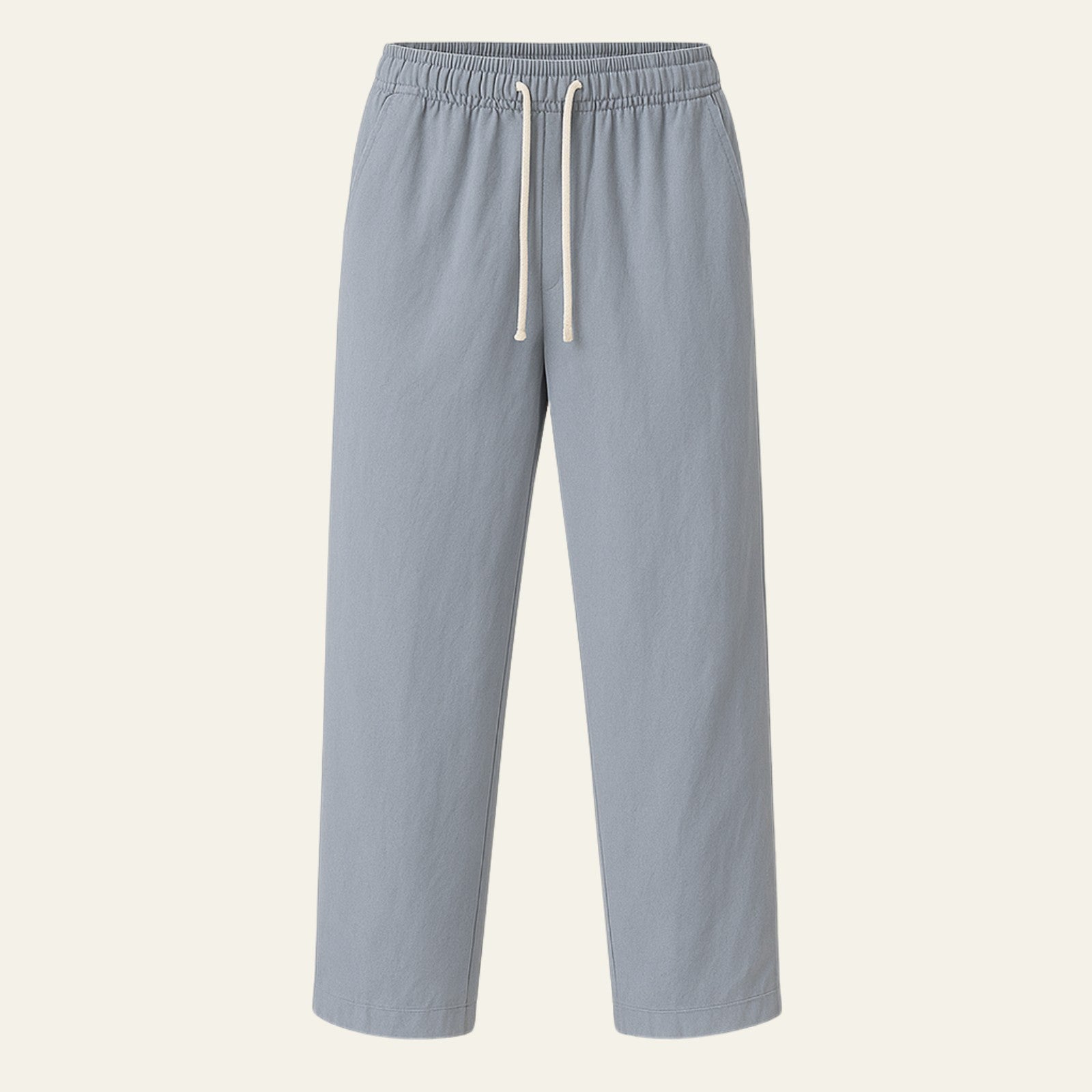 The Santorini Linen–Cotton Pantalon
