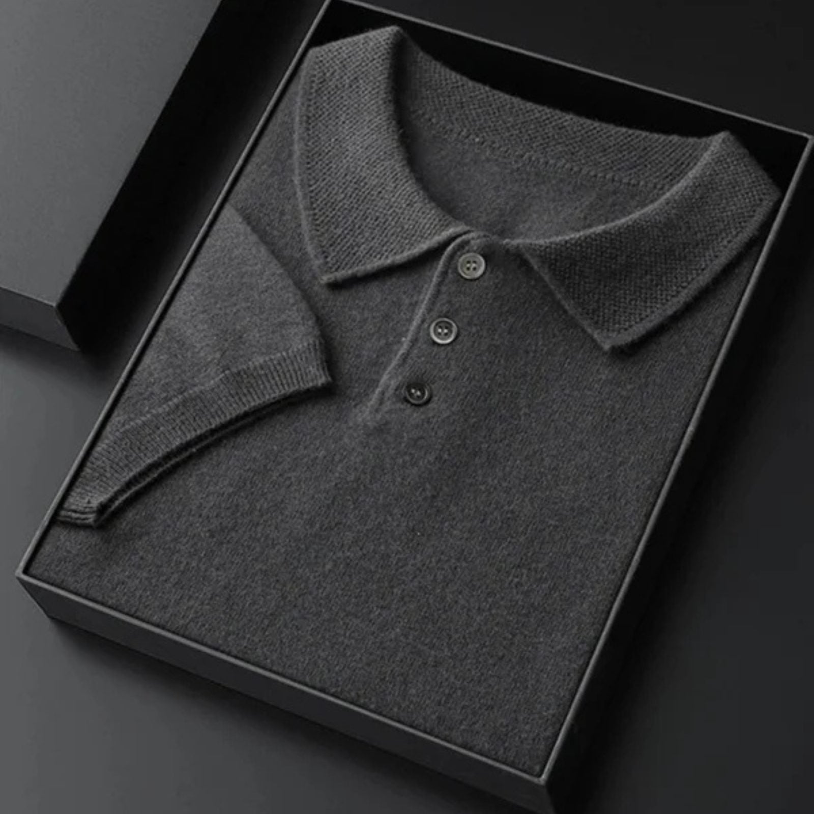 The Geneva Cashmere Short Sleeve Polo