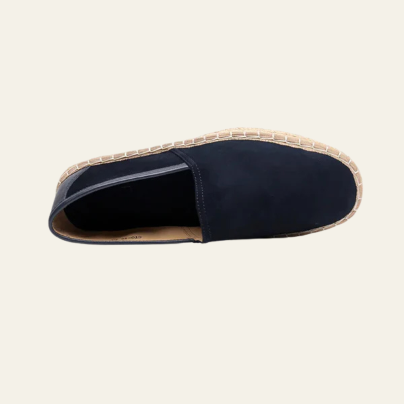 The Portofino Navy Suede Espadrille