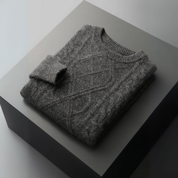 The Galway Merino Wool Cable Sweater